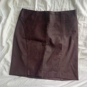Forever 21 Stretchy Leather Skirt